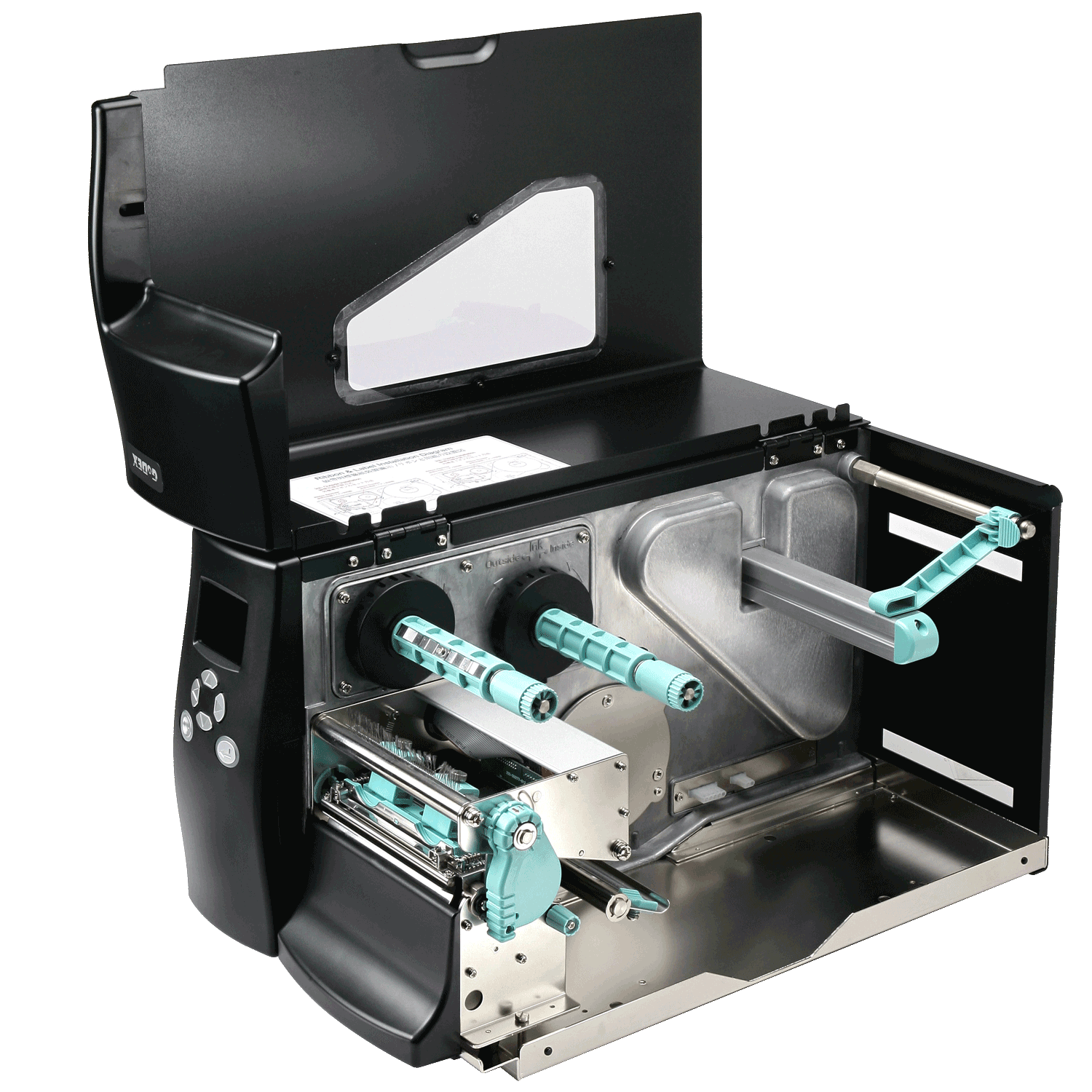 EZ2250 industrial printer cover open