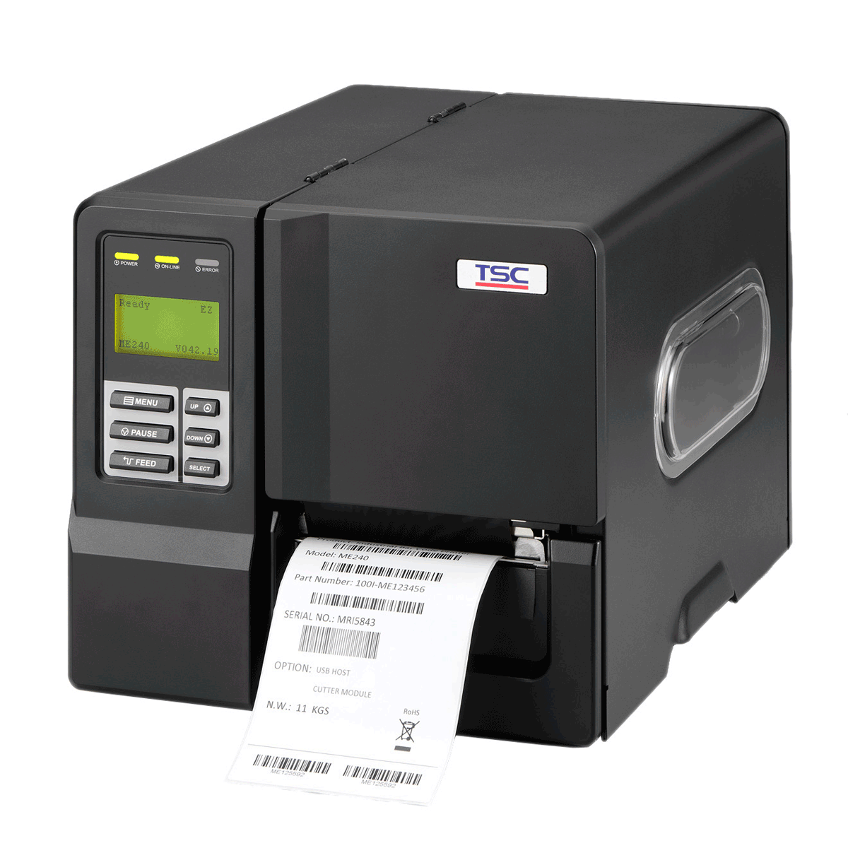 מדפסת מדבקות תעשייתית TSC ME240 / ME340