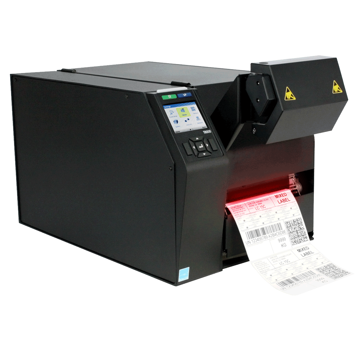 מדפסת TSC T8000 עם מודול אימות ברקוד