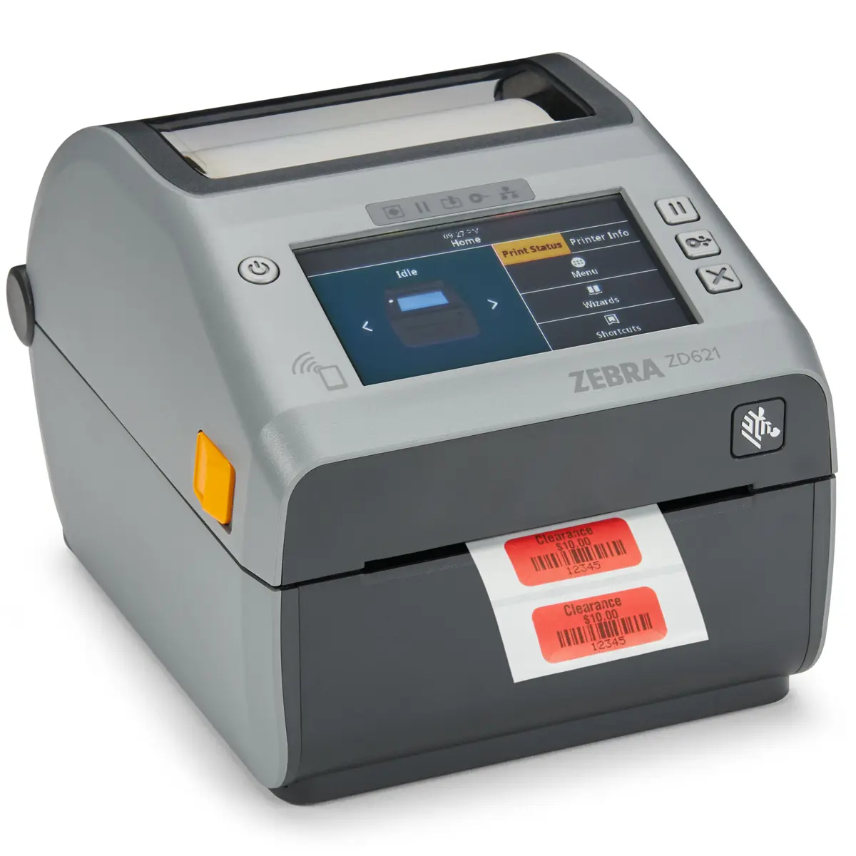 מדפסת Zebra ZD621 תרמית עם מסך LCD