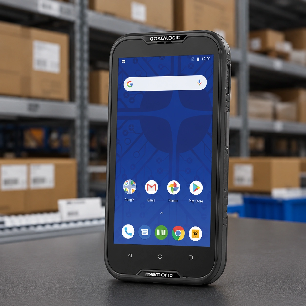 מסופון Datalogic Memor 10 בסביבת מחסן ולוגיסטיקה