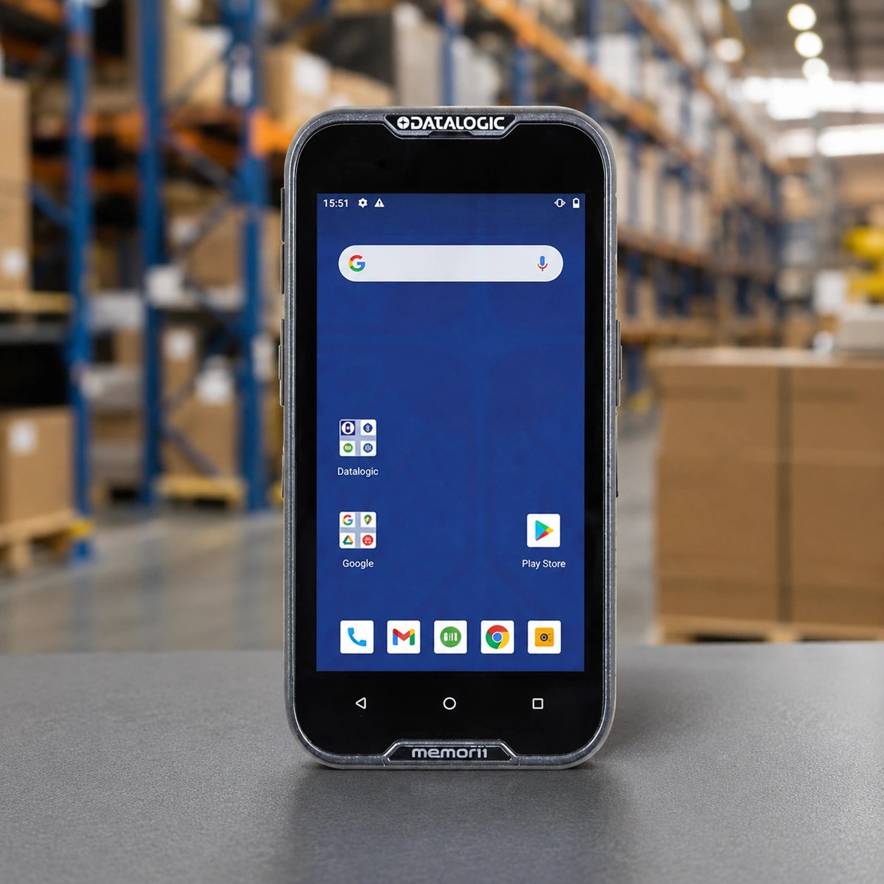 מסופון Datalogic Memor 11 בסביבת מחסן ולוגיסטיקה